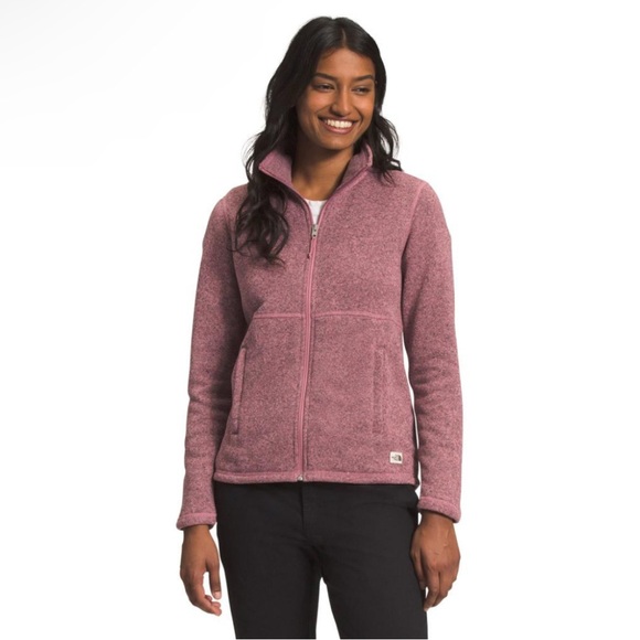 The North Face Jackets & Blazers - EUC The North Face Women's Crescent Full Zip Fleece Mesa Rose Dark Heather